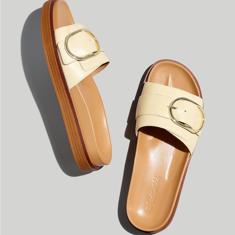 Madewell The Dayna Buckle-Strap Sandals SZ 8 NK022